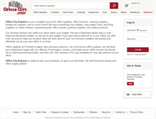 Tablet Screenshot of officecityexpress.com